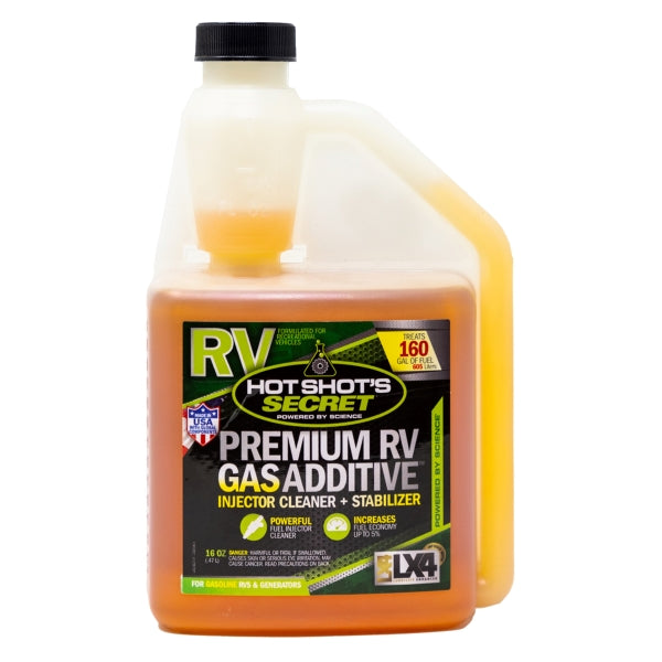 16 Oz. Premium RV Gas Additive Injector Cleaner and Stabilizer